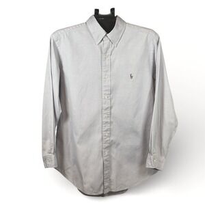 Ralph Lauren Mens 16 32/33 Classic Fit Light Purple Oxford Button Down Shirt